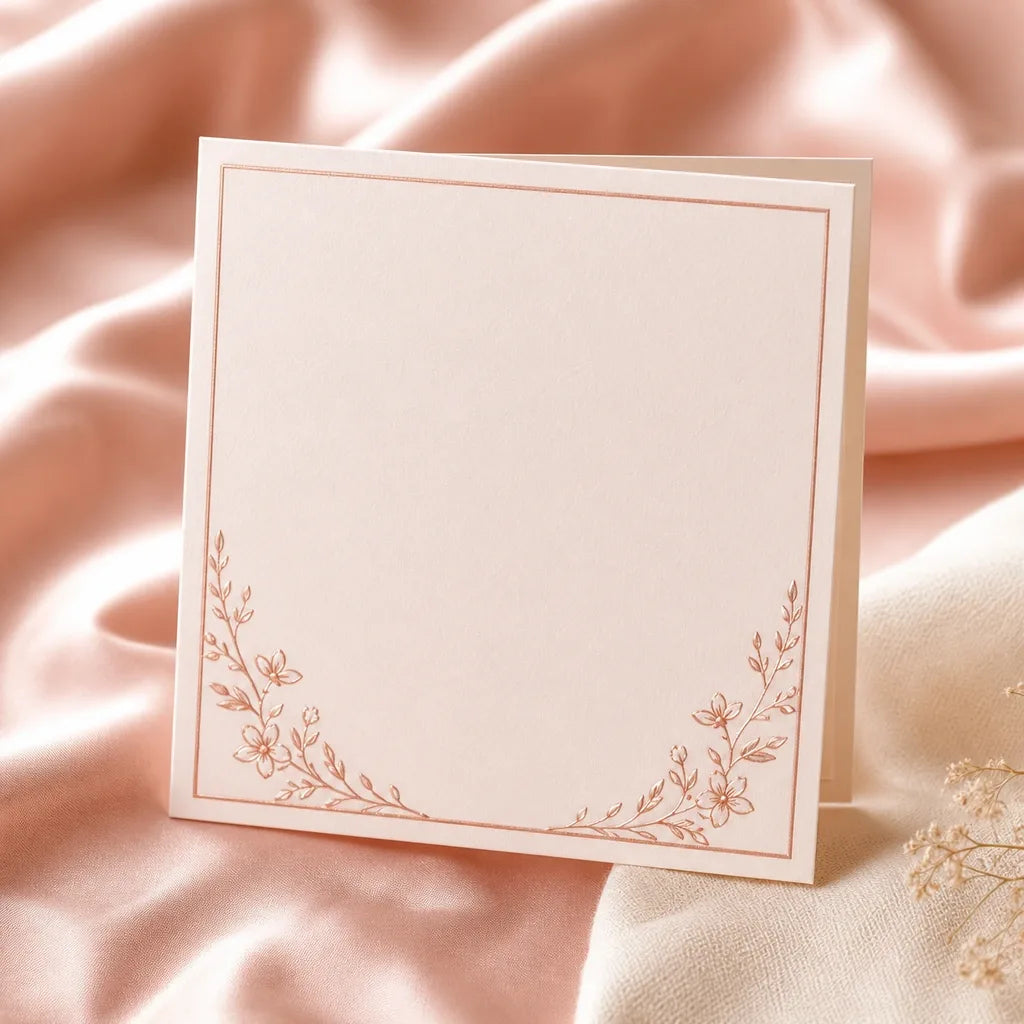 POPTEX Blush Warm Wishes message card