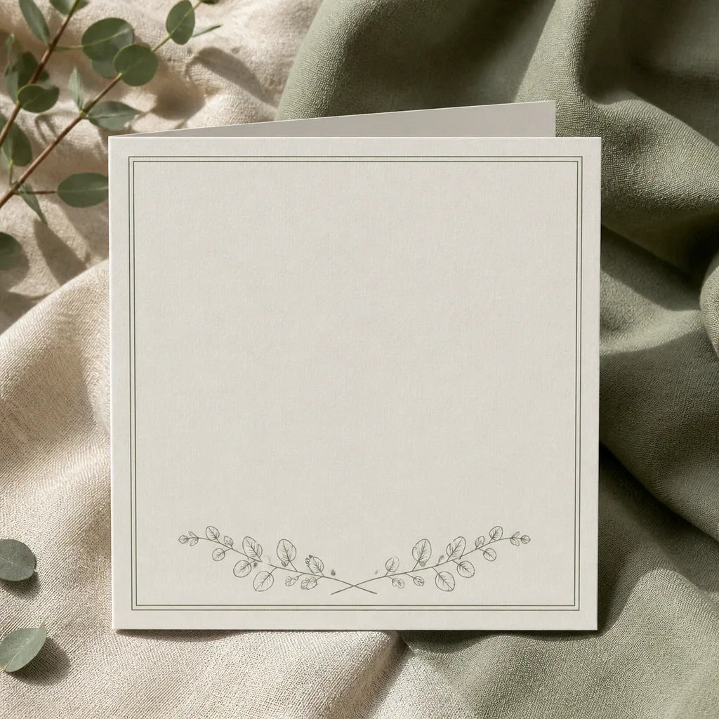 POPTEX Sage Simple Comfort message card