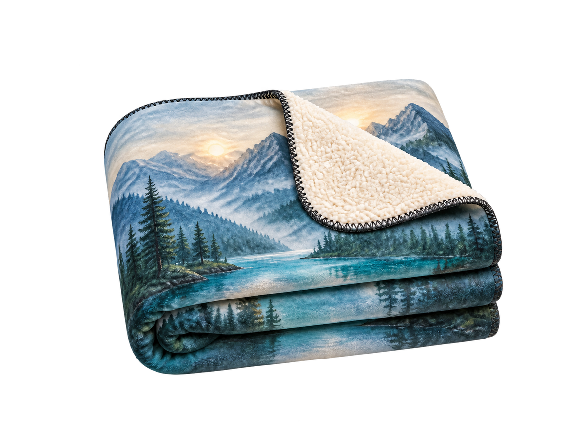 Sherpa and Flannel blanket