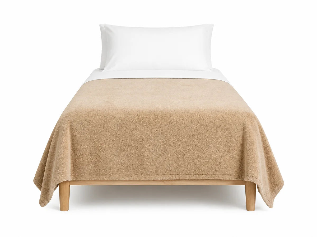 60 by 80 inch blanket on a twin bed