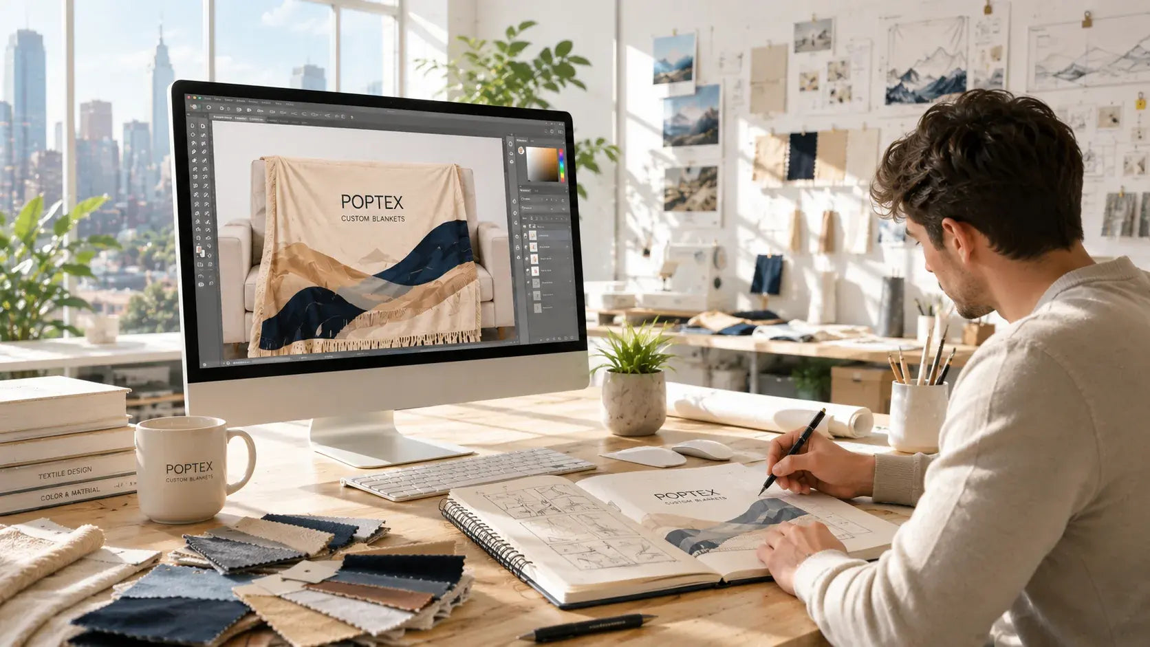 Factory design review for a custom blanket