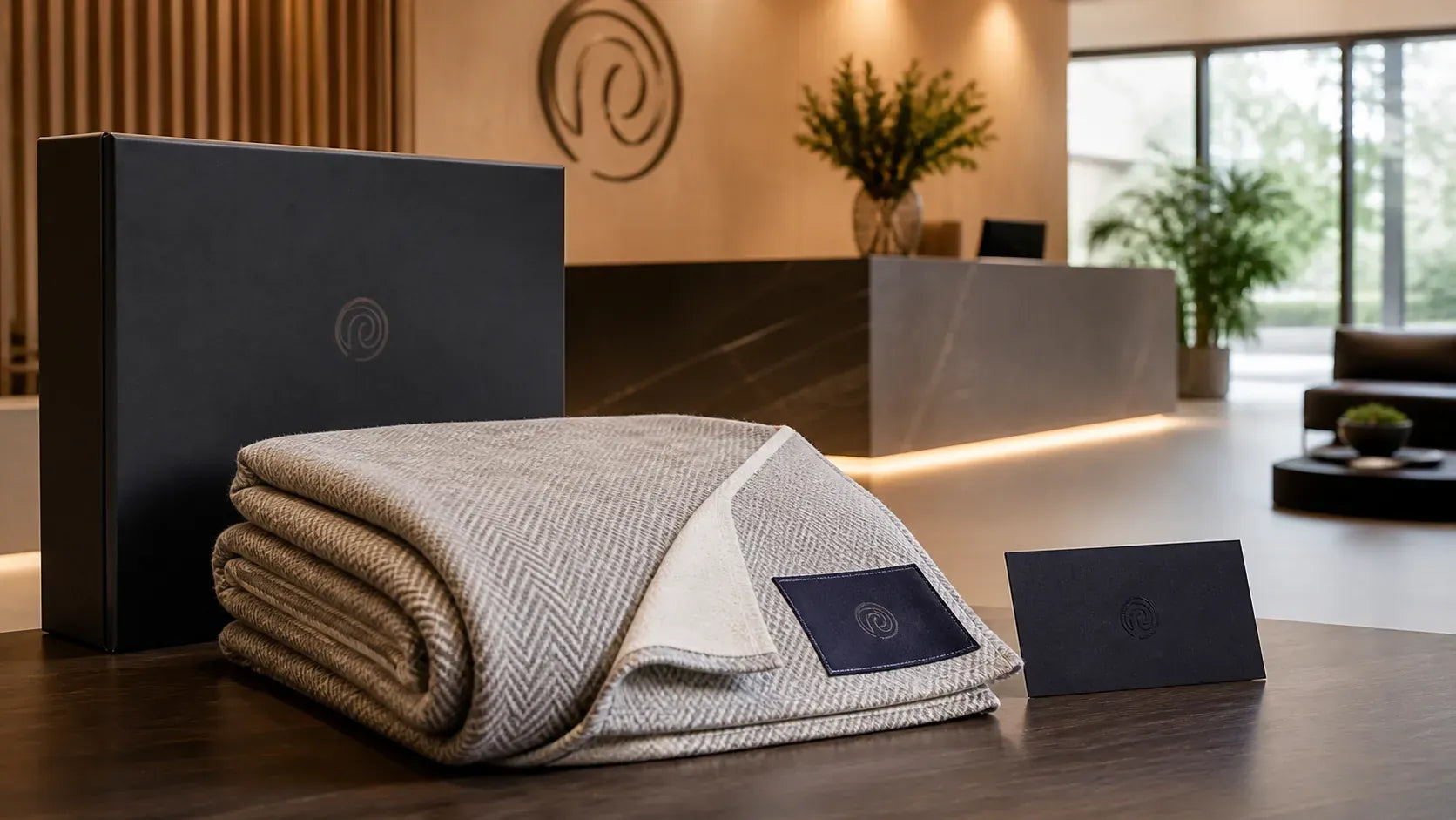 Corporate Branding custom blanket scenario
