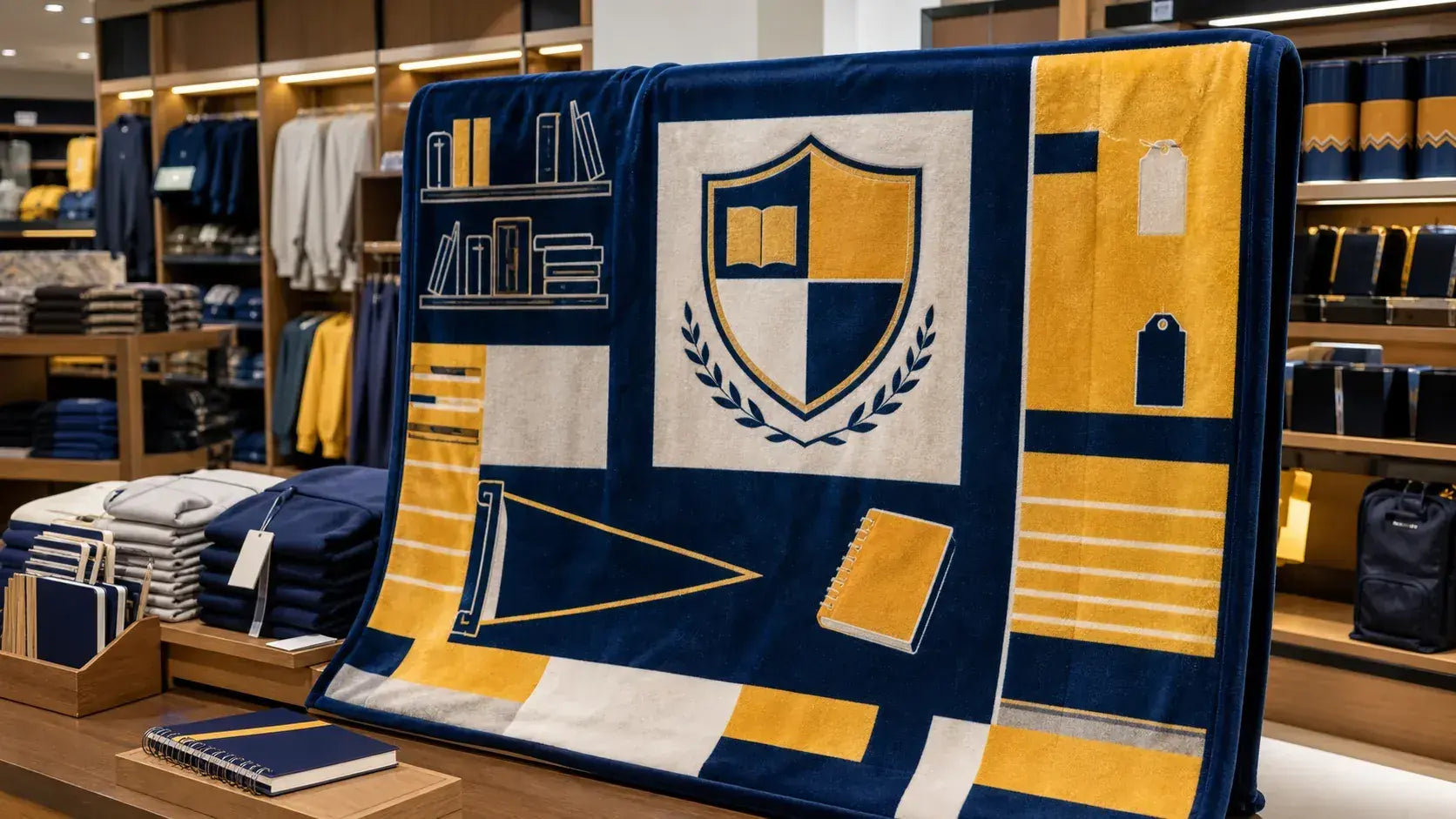 Campus Store custom blanket scenario