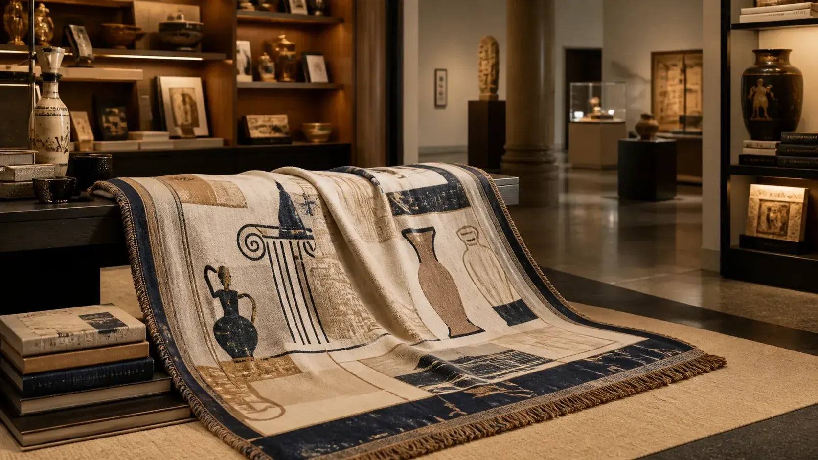 Museum Gifts custom blanket scenario