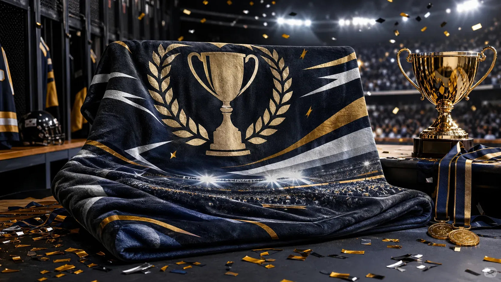 Championship Keepsakes custom blanket scenario