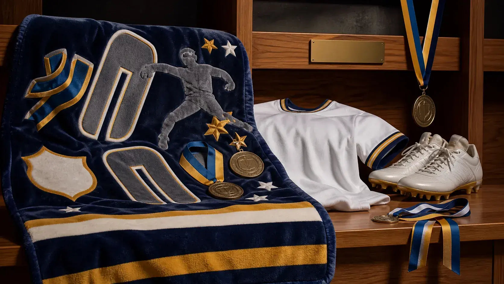 Player Gifts custom blanket scenario